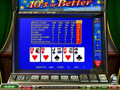 Video Poker 10 or Better